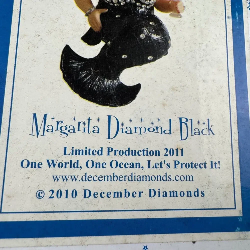 December Diamonds Margarita Diamond Mermaid Ornament 2010 Limited Production VTG